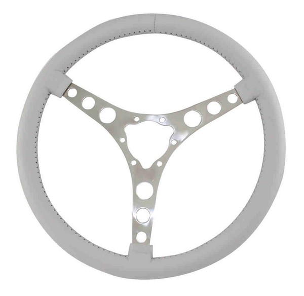 Leather Vette Wheel - Light Grey